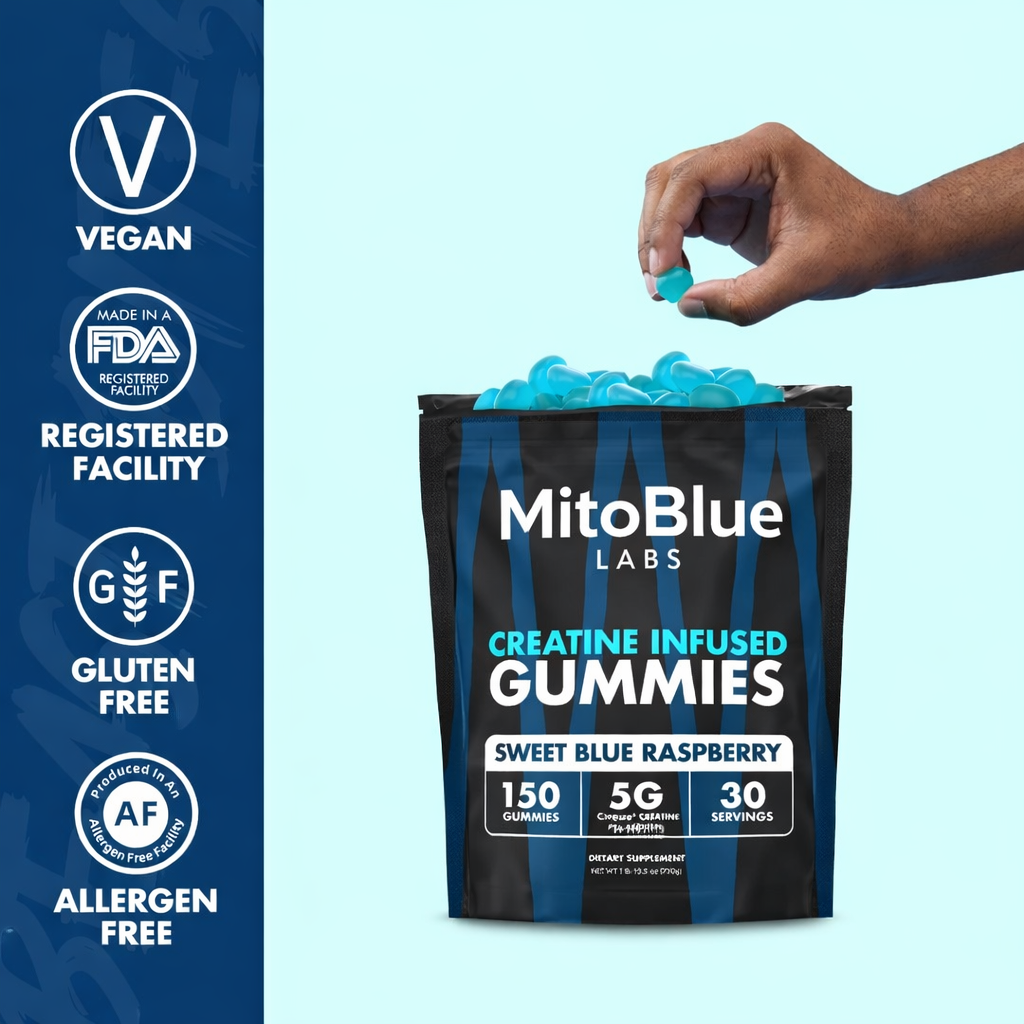 MitoBlue™ Creatine Infused Gummies