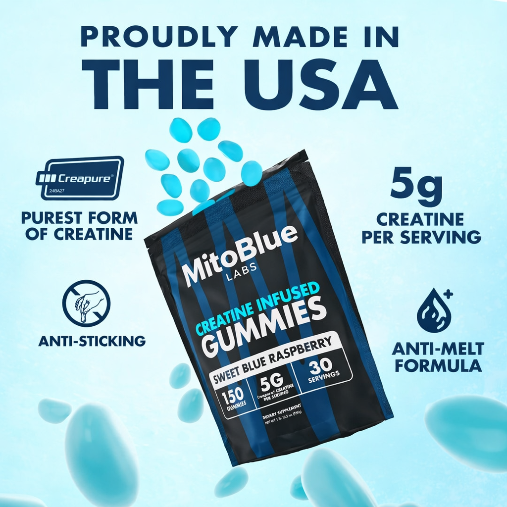 MitoBlue™ Creatine Infused Gummies