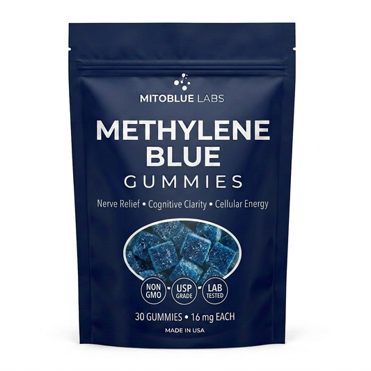 MitoBlue™ Methylene Blue Gummies for Nerve Pain Relief